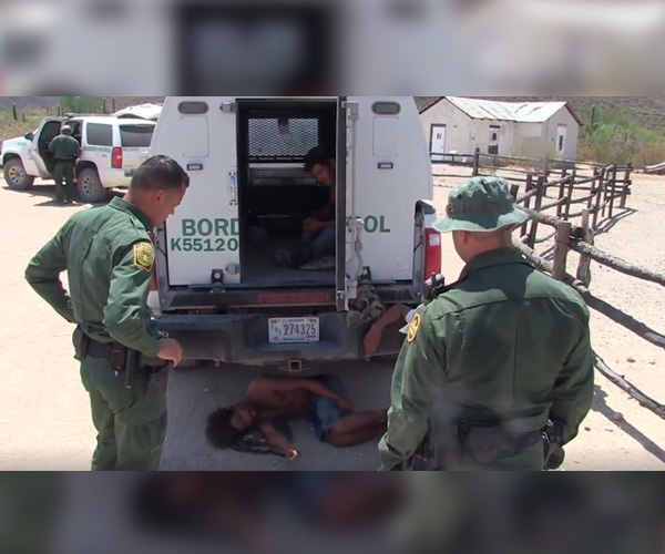 Migrantes hondureño rescatados