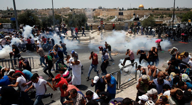 violencia entre israelíes y palestinos