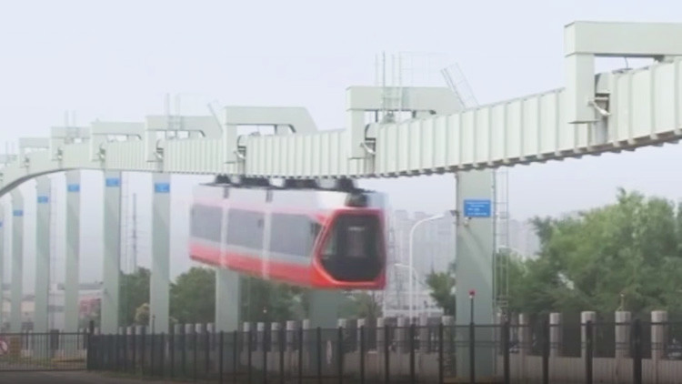 El tren del cielo ya es probado en China