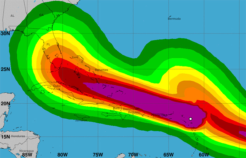 Daños materiales provocados por huracán Irma "ya son importantes"