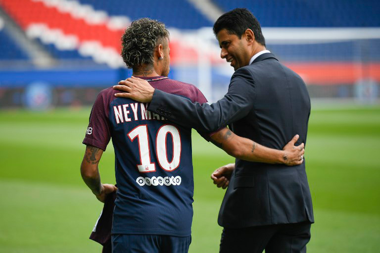 Presidente de la Liga acusa al PSG y a Neymar de "mearse"