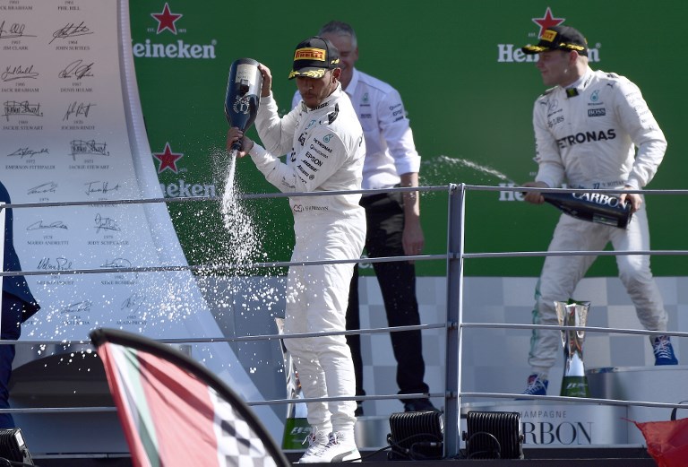 Lewis Hamilton (Mercedes) gana el GP de Italia y es nuevo líder del Mundial