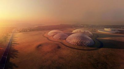 Así será la enorme ciudad marciana en el desierto árabe
