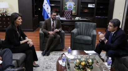 Nikki Haley: “Presidente Trump agradece a mandatario Hernández por combate a las maras”