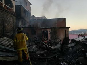 Al menos 7 casas consumidas por voraz incendio en Tegucigalpa