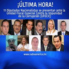 Diputados nacionalistas se presentan ante UFECIC por polémica Ley de Presupuesto