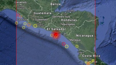 Sismo de magnitud 6,0 sacude a El Salvador