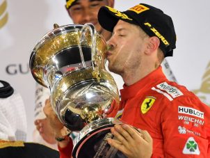 El alemán Sebastian Vettel (Ferrari) gana el Gran Premio de Baréin