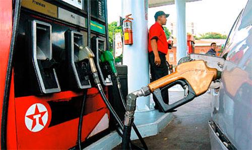 galón de gasolina superior