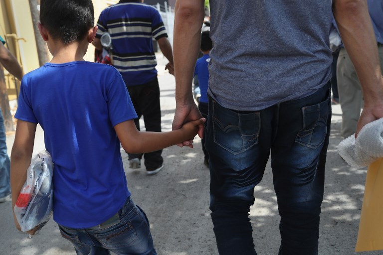 separación de familias