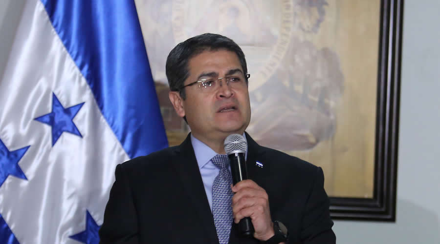 Presidente Hernández: " Me preocupa presión del narcotráfico en La Mosquitia, Colón y el sur”