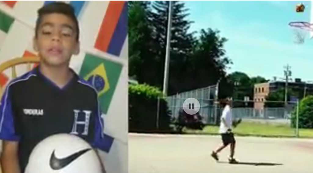 El niño que sueña ser "El Chicharito" y representar a Honduras en un mundial
