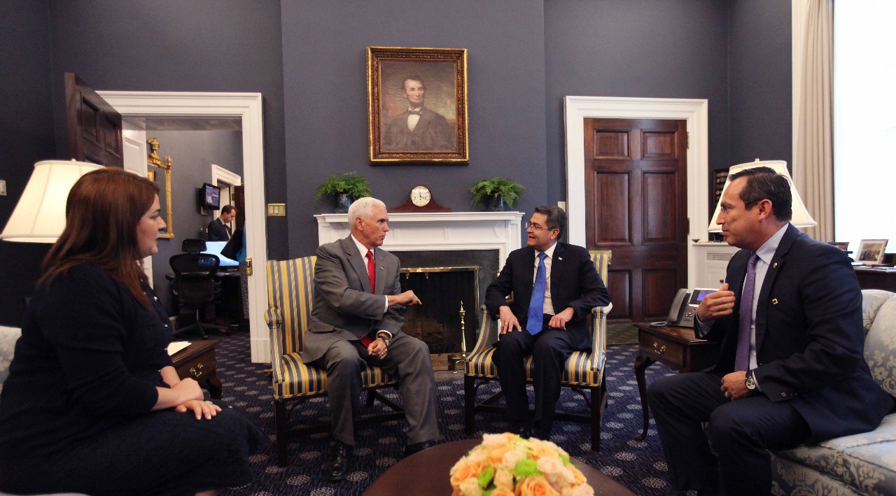 Presidente de Honduras reafirma "sólida asociación" con Estados Unidos