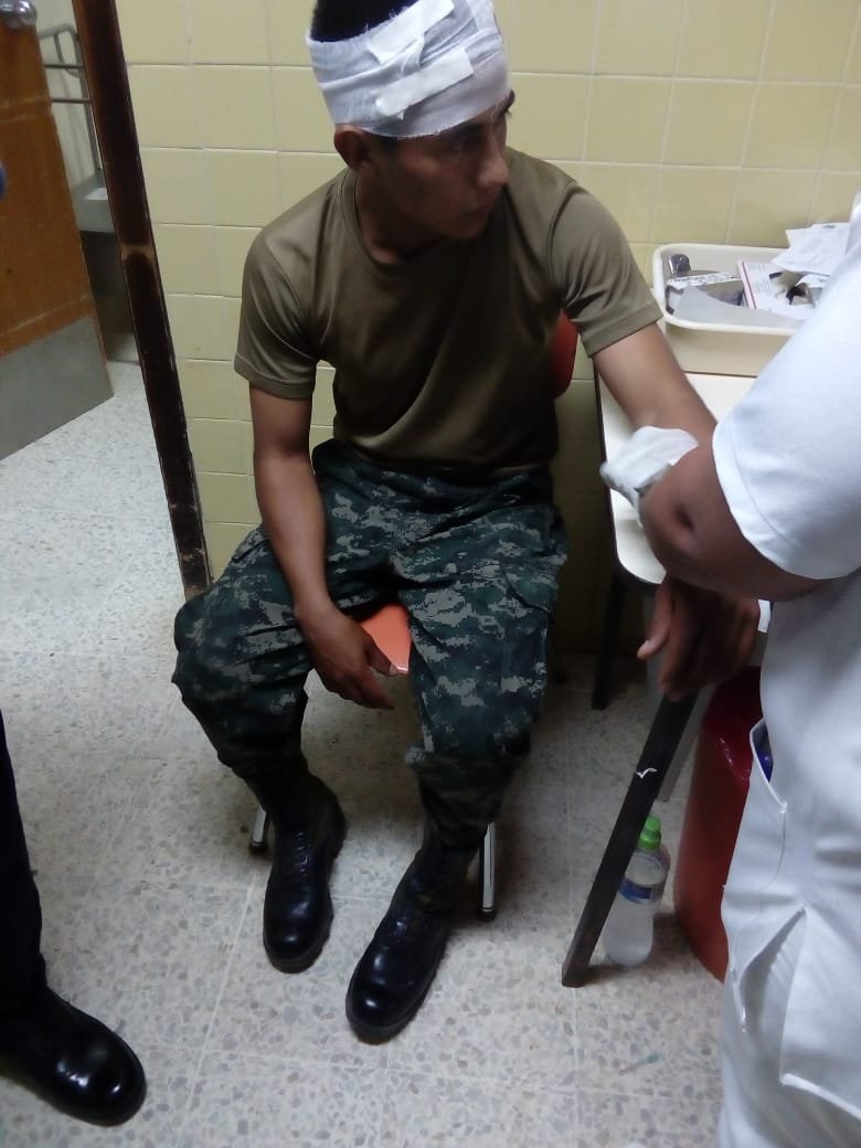 Dos militares heridos tras enfrentamiento con un ciudadano en Intibucá