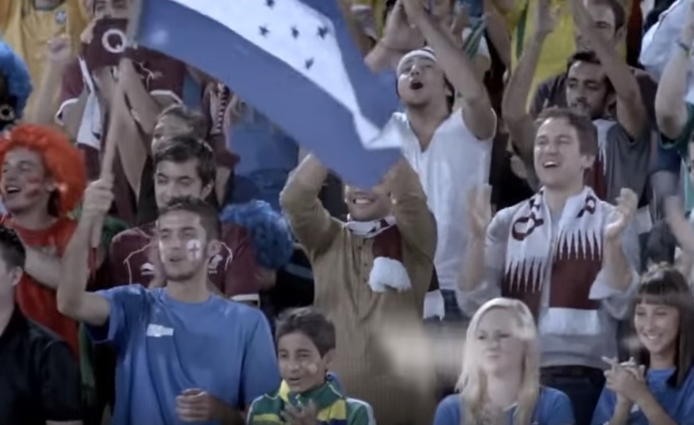 LA BANDERA DE HONDURAS EN VÍDEO DE CATAR 2022
