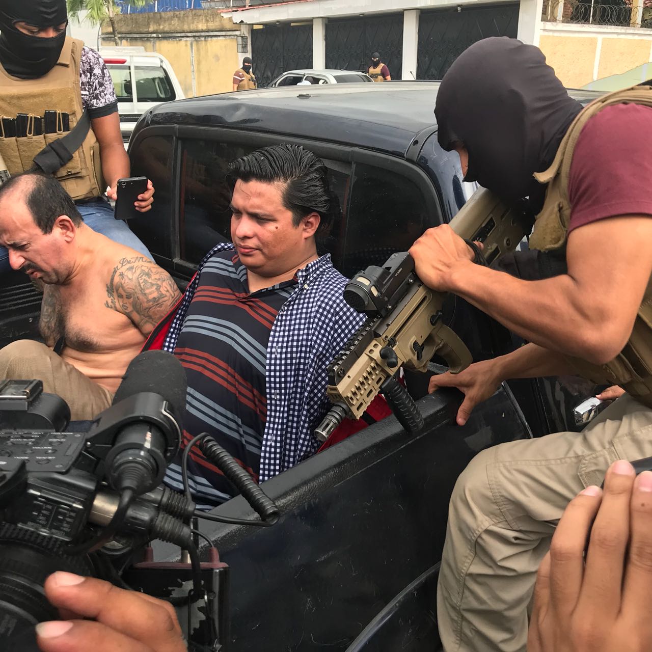 Al Pozo envían a jefes pandilleros capturados en colonia Trejo de San Pedro Sula