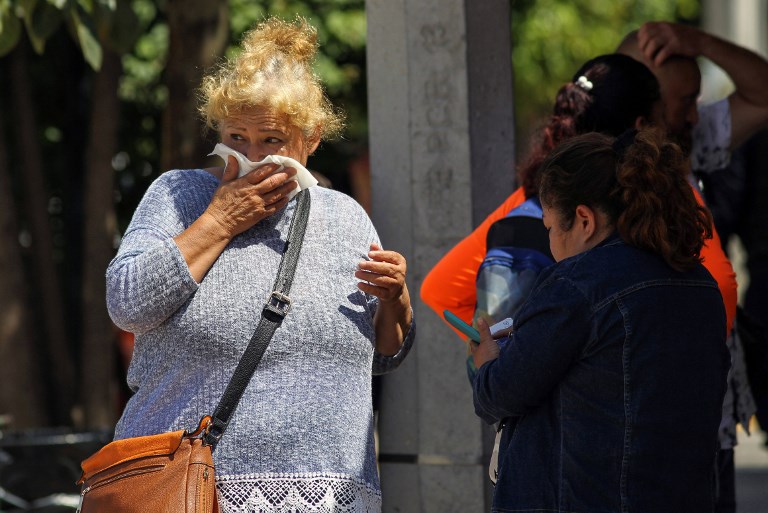 Deudos de desaparecidos protestan en México por "tráiler de la muerte"
