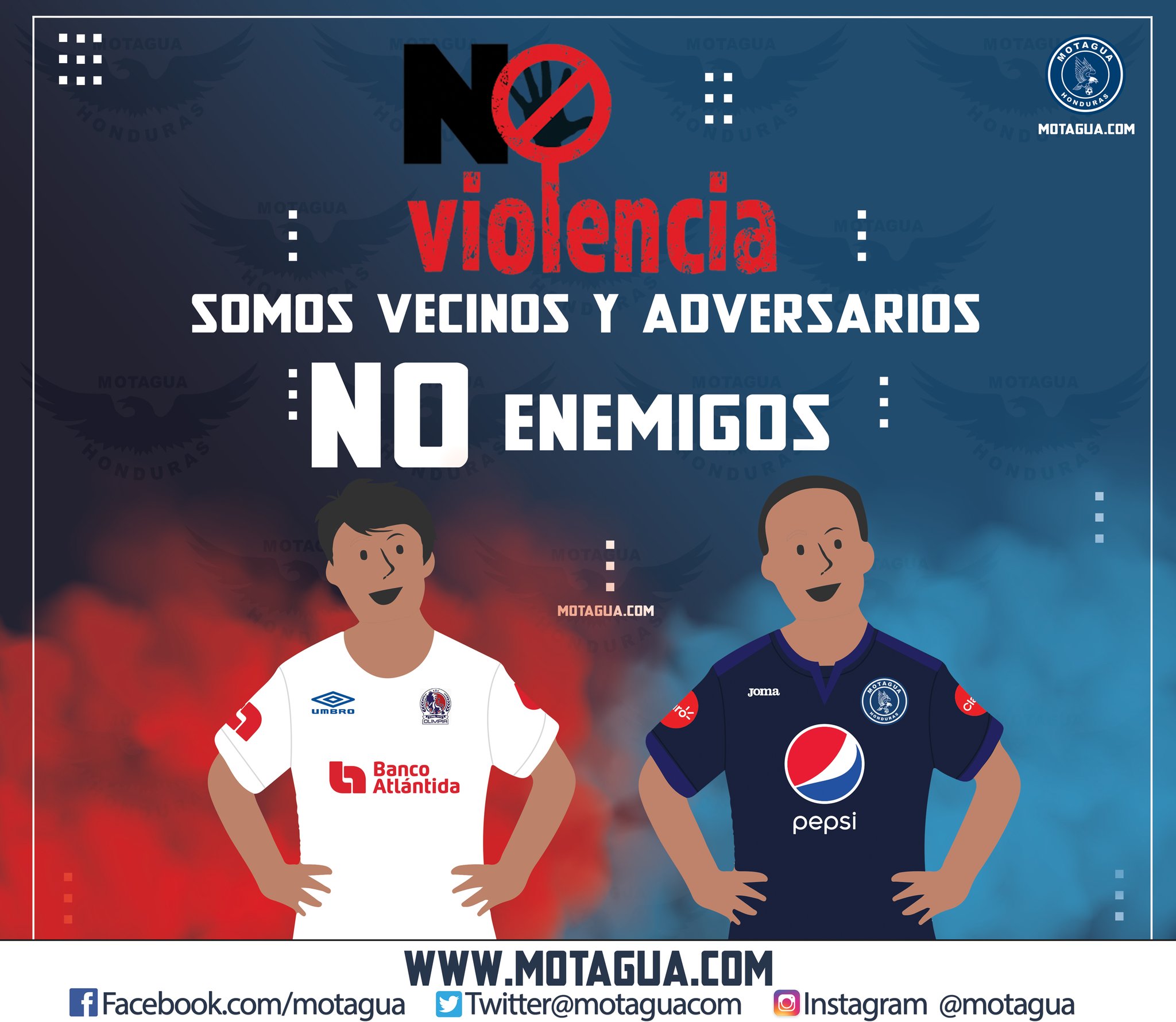 MOTAGUA Y OLIMPIA JUEGAN ESTE DOMINGO EN TEGUCIGALPA