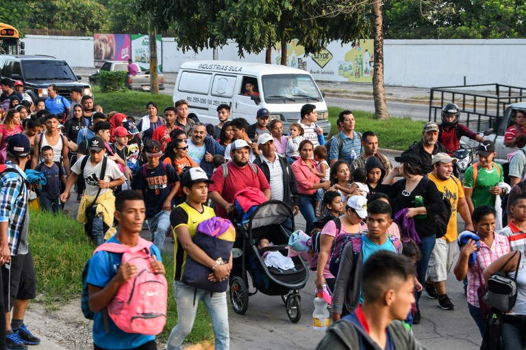 Acorralados por el hambre y el miedo, migrantes centroamericanos buscan futuro en EEUU