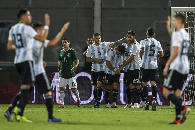 La 'joven guardia' de Argentina supera a México 2-0 en amistoso