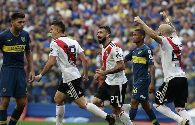 Boca y River igualan 2-2 en la ida de la superfinal de Libertadores