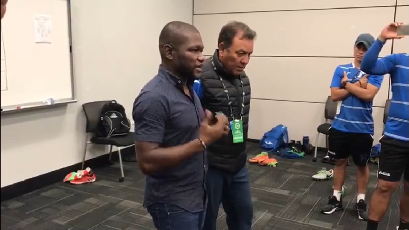 TYSON VISITÓ A LA SUB-20 DE HONDURAS