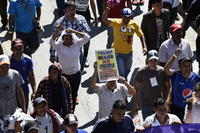 Migrantes centroamericanos en México piden autobuses a la ONU para llegar a EEUU