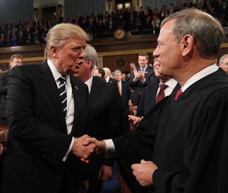 Increíble enfrentamiento en EEUU entre Trump y el jefe de la Corte Suprema