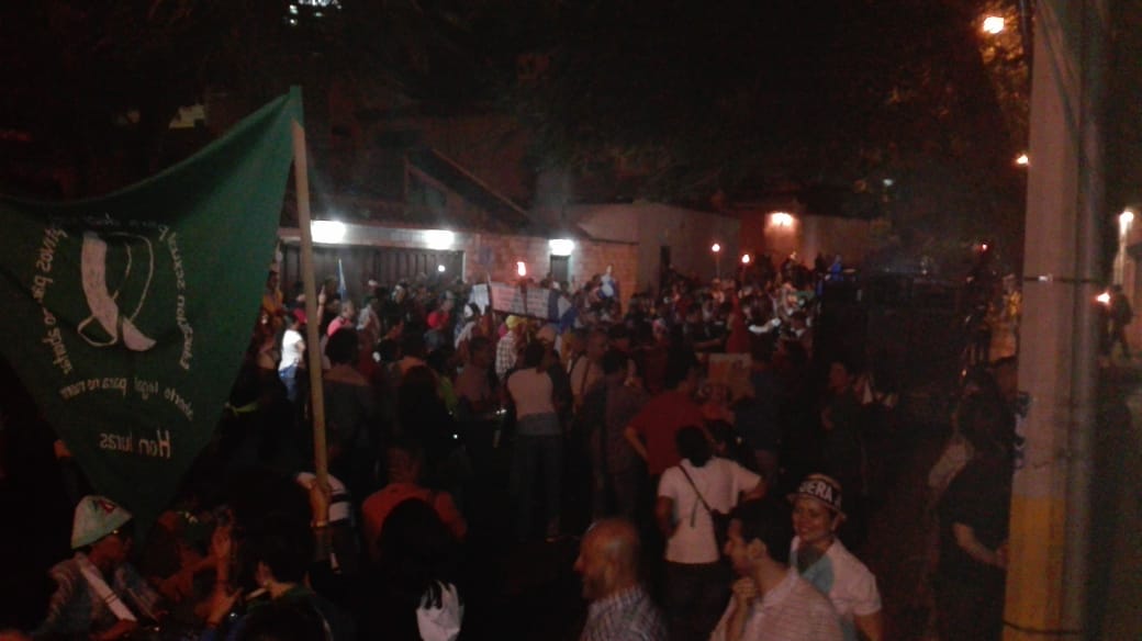 Miembro de las antorchas: "Los hondureños ya no soportan la corrupción"