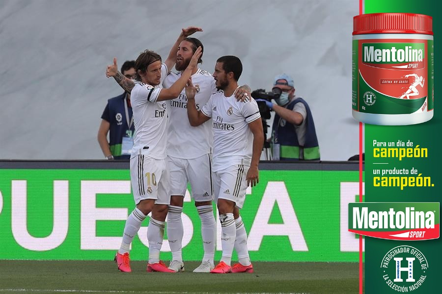3-0. El Real Madrid encarrila al descanso su vuelta a la competición