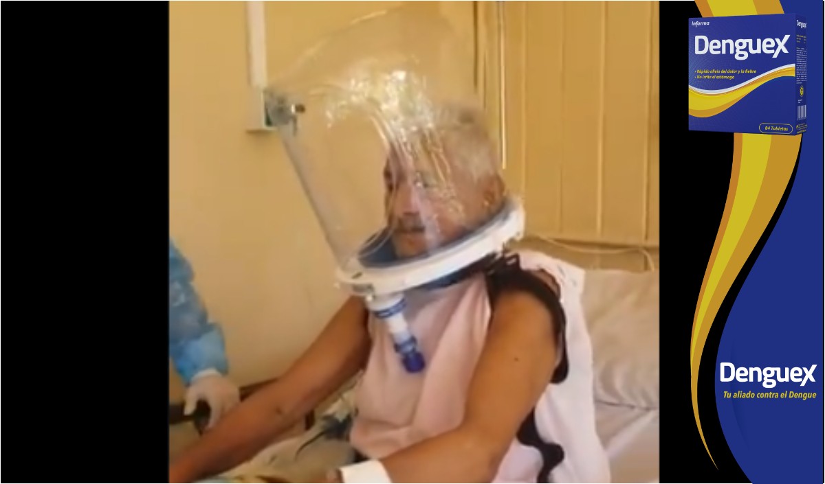 Hospital del Toráx implementa método “Helmet” para evitar que pacientes COVID lleguen a la UCI