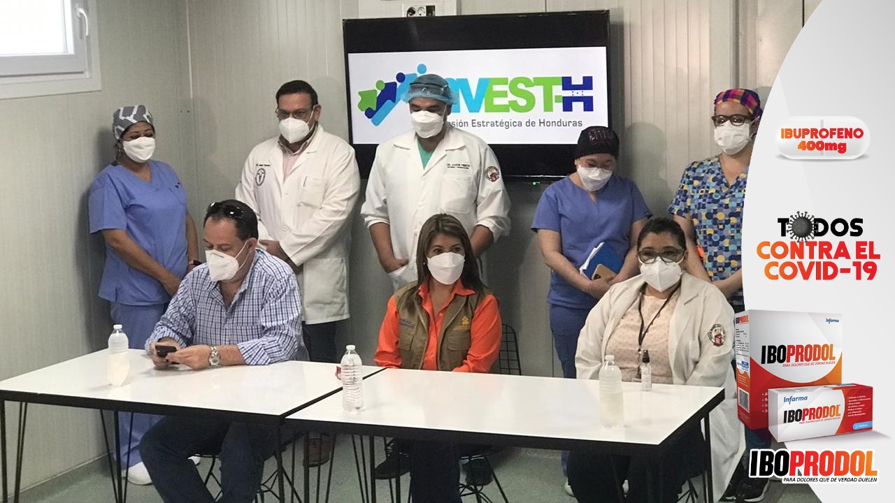 Invest-H entrega a Salud hospital móvil de San Pedro Sula