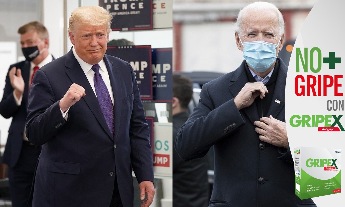 Trum y Biden mantienen diferencias mínimas en los estados decisivos