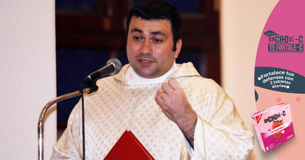 Padre Carlomagno Núñez contagiado con covid-19, pero se encuentra estable