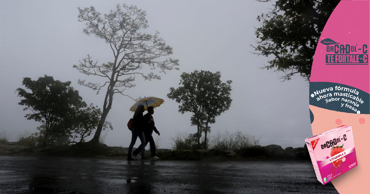 Región sur y central seguirán con precipitaciones acompañadas de tormentas eléctricas