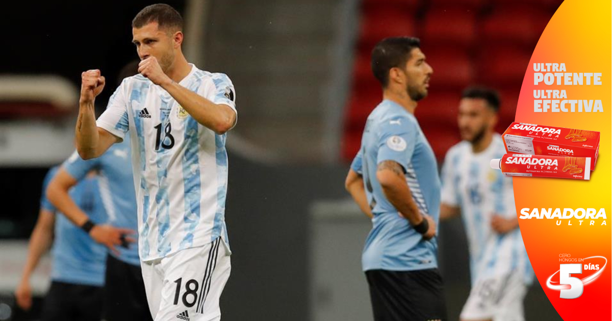 Con gol de Guido Rodríguez Argentina vence a Uruguay y lidera el Grupo A