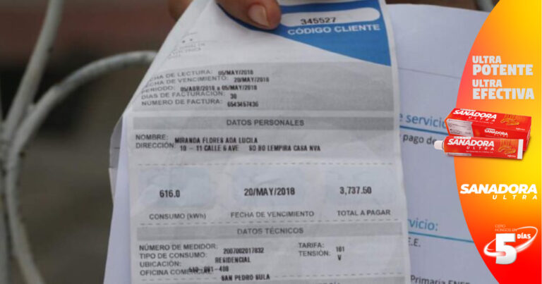 La CREE anuncia nueva revisión de la tarifa de energía eléctrica en Honduras