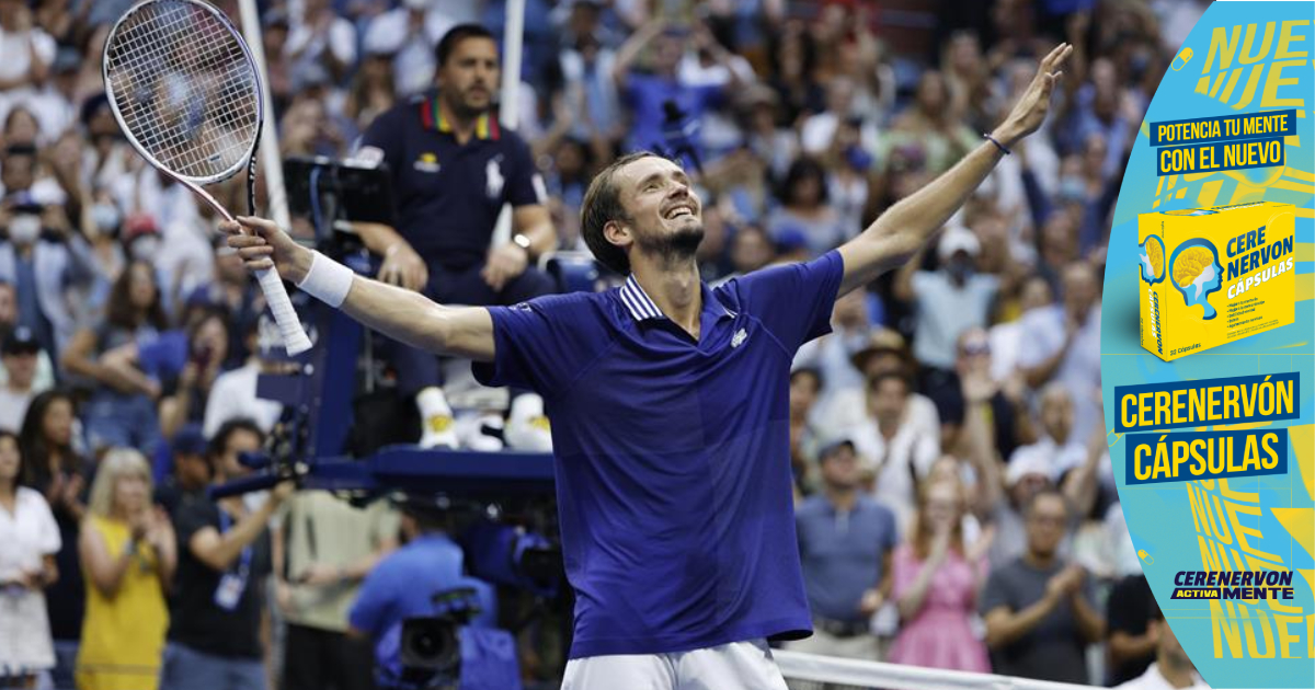 El ruso Medvedev derrota a Djokovic y gana el US Open, su primer Grand Slam