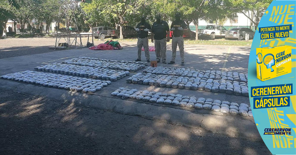 En Choluteca, incautan casi mil paquetes de marihuana oculta en tabla yeso