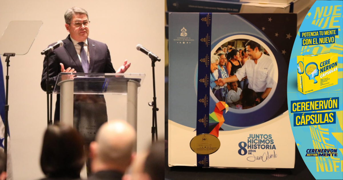 Presidente Hernández presenta libro “Juntos hicimos historia, 8 años de Juan Orlando”