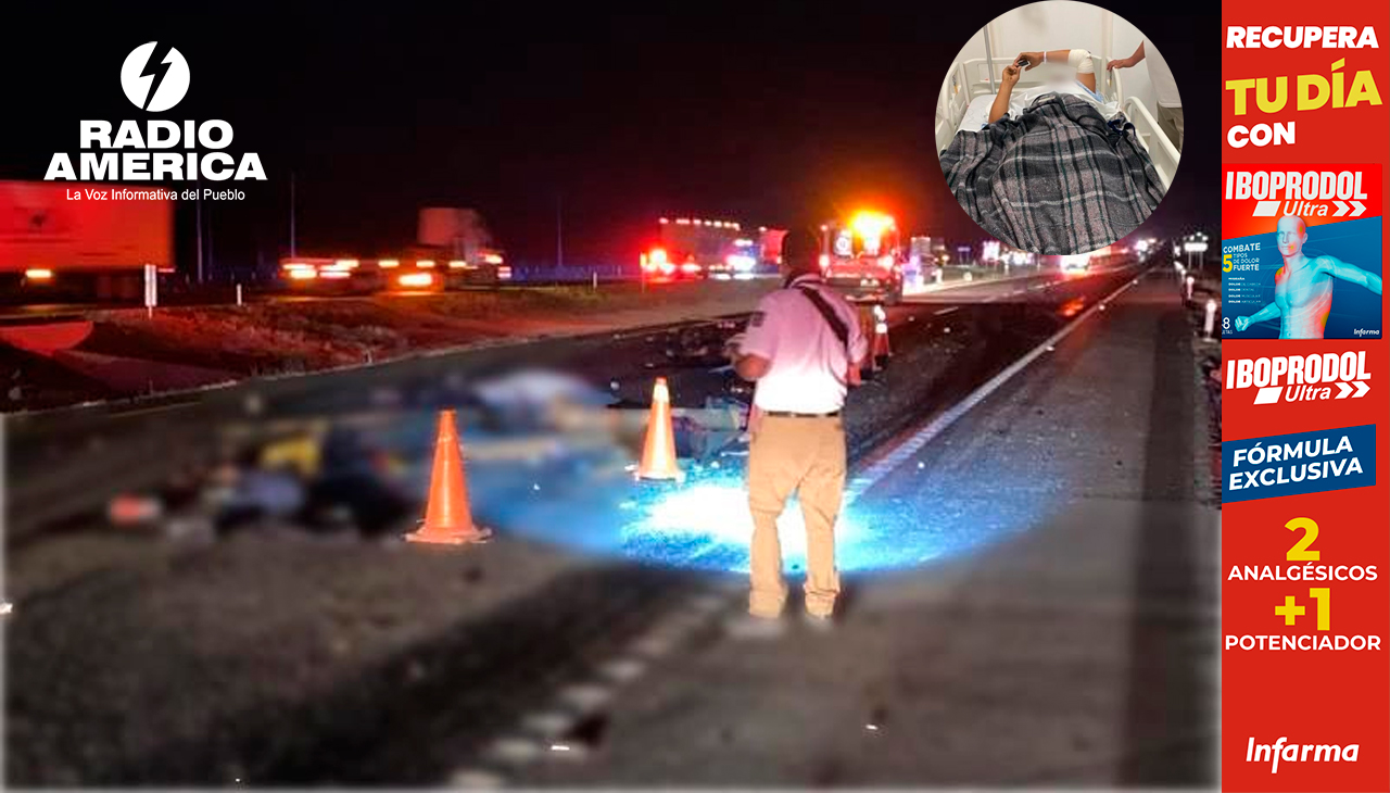INM brindó asistencia a migrantes lesionados y fallecidos en accidente entre Matehuala y Saltillo, México