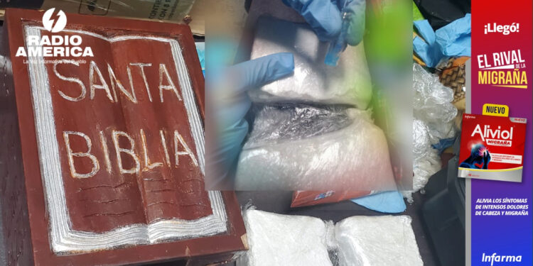Decomisan supuesta cocaína durante inspección a encomienda en el Aeropuerto Villeda Morales