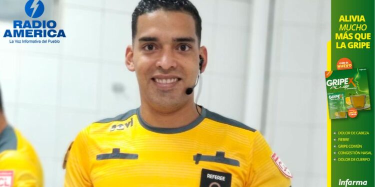 Jefferson Escobar será el árbitro del clásico entre Motagua y Olimpia