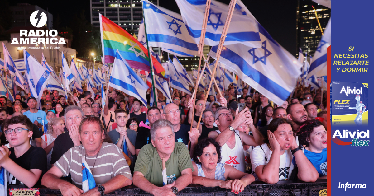 Más de 100 mil personas se manifiestan en Tel Aviv contra el gobierno ...