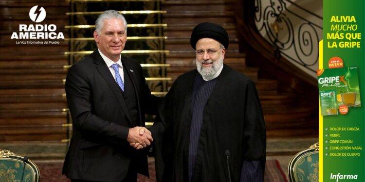 Irán y Cuba acuerdan reforzar sus relaciones para hacer frente a las sanciones de EE.UU