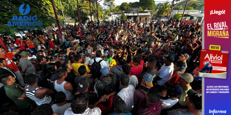 Unos 2.000 migrantes abandonan caravana y avanzan solos en sur de México