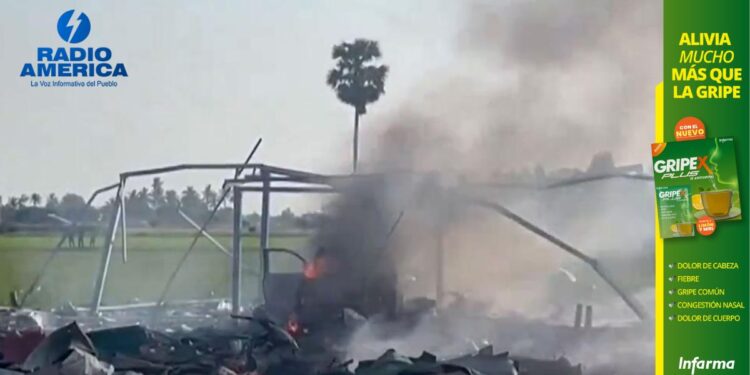 Al menos 23 muertos en Tailandia por una explosión en una fábrica de fuegos artificiales