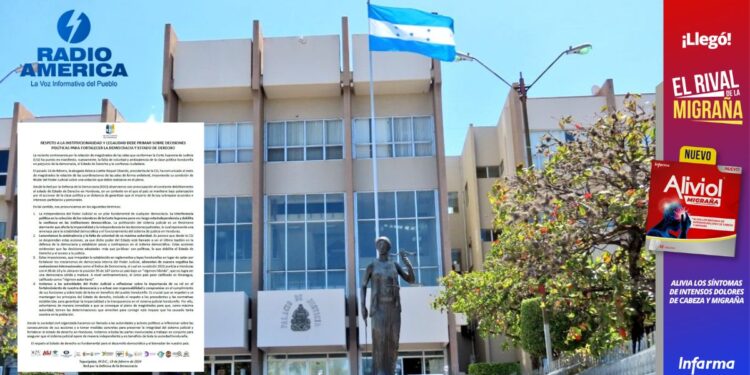 Red por la Democracia dice que rotaciones en la CSJ fue una decisión  “unilateral” e insta a autoridades a reflexionar