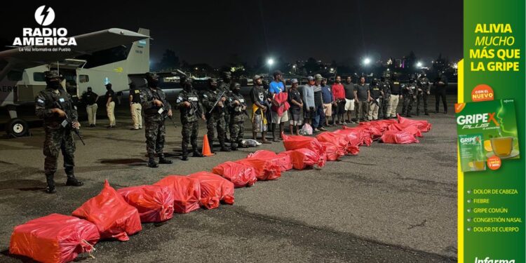 Dictan detención a 10 hondureños implicados en la incautación de 1.350 kilos de cocaína