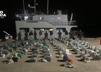 Fuerzas Armadas decomisan más de 2,700 paquete de supuesta cocaína en Gracias a Dios